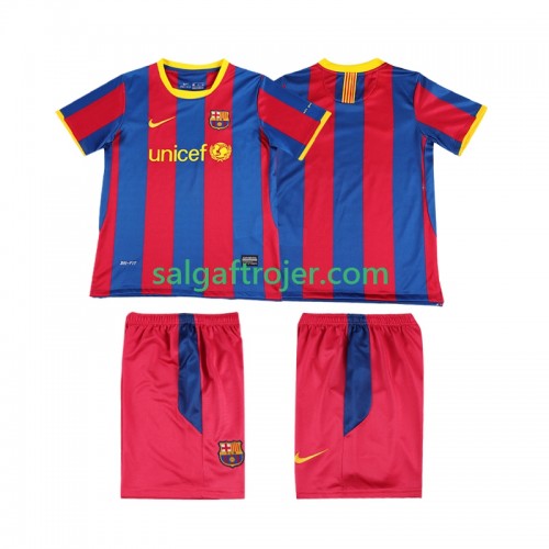 FC Barcelona 2010 2011 Fodboldtrøjer Børn Retro Hjemmebanesæt Kort ærmer FC Barcelona 2010 2011 Fodboldtrøjer Børn Retro Hjemmebanesæt Kort ærmer